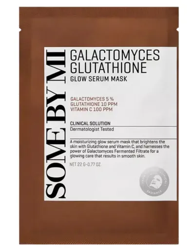 Some By Mi Sada hydratačních a vyživujících pleťových masek Galactomyces Glutathione (Glow Serum Mask) 20 x 22 g