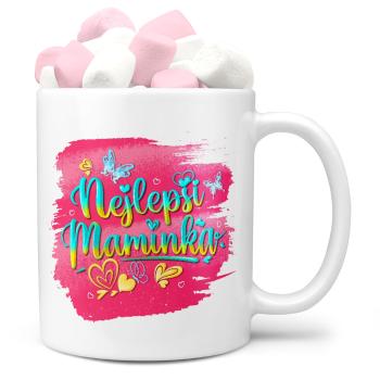 Hrnek Nejlepší maminka – blop (Náplň hrníčku: Marshmallow)