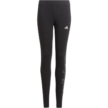 adidas LINEAR LEGGINGS Dívčí legíny, černá, velikost