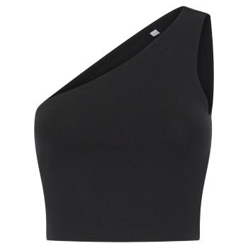 SF (Skinnifit) Dámský crop top na jedno rameno - Černá | XS