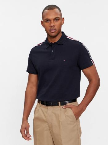 Tommy Hilfiger pánské tmavě modré polo triko Global - XL (DW5)