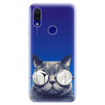 Odolné silikonové pouzdro iSaprio - Crazy Cat 01 - Xiaomi Redmi 7