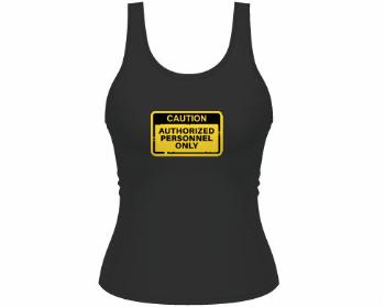 Dámské tílko Tank Top CAUTION