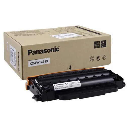 PANASONIC KX-FAT431X - originální toner, černý, 6000 stran
