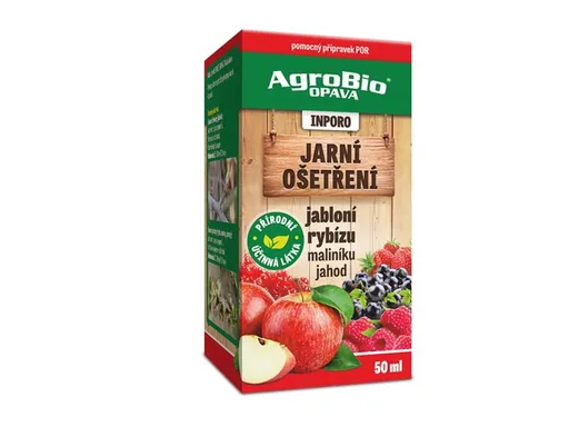 Přípravek k jarnímu ošetření jabloní, rybízu, maliníku a jahodníku AGROBIO Inporo 50ml