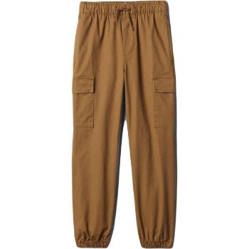 GAP V-WOVEN CARGO Chlapecké tepláky, hnědá, velikost