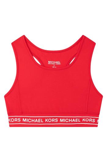 Dětská sportovní podprsenka Michael Kors červená barva