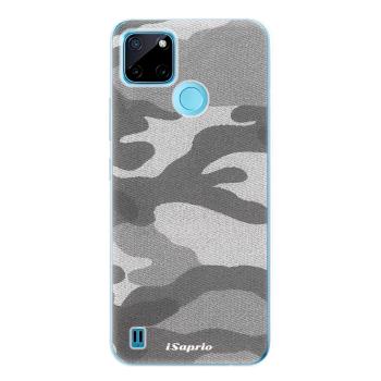 Odolné silikonové pouzdro iSaprio - Gray Camuflage 02 - Realme C21Y / C25Y