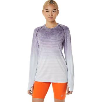 ASICS SEAMLESS LS TOP Dámské triko, fialová, velikost