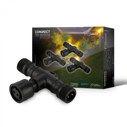 BRILONER CONNECT TO SHINE 3ks sada T-spojka pro rozšíření systému, IP67 3910035