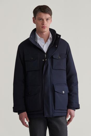 BUNDA GANT FLANNEL FIELD JACKET NIGHT BLUE