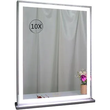 MMIRO, L609VS, Hollywoodské make-up zrcadlo s osvětlením 57×72 cm | stříbrná (L609VS)