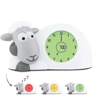 ZAZU - Ovečka SAM šedá - tréninkový budík s nočním světlem (680569805577)