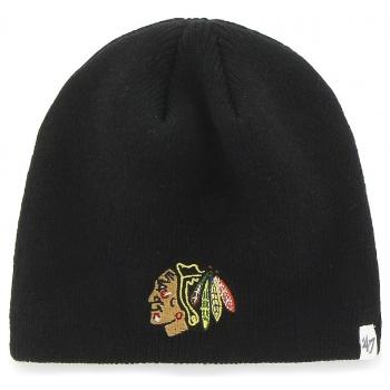 47 NHL CHICAGO BLACKHAWKS BEANIE Klubová zimní čepice, černá, velikost