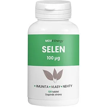MOVit Selen 100 mcg, 120 tablet (8594202100733)