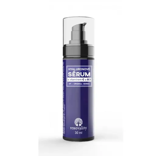 Renovality Hyaluronové sérum s vitamínem C a B3 30 ml