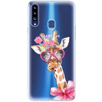 iSaprio Lady Giraffe pro Samsung Galaxy A20s (ladgir-TPU3_A20s)