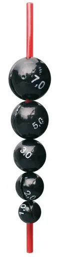 Cralusso zátěž globular wieght with silicone - 6 g 5 ks