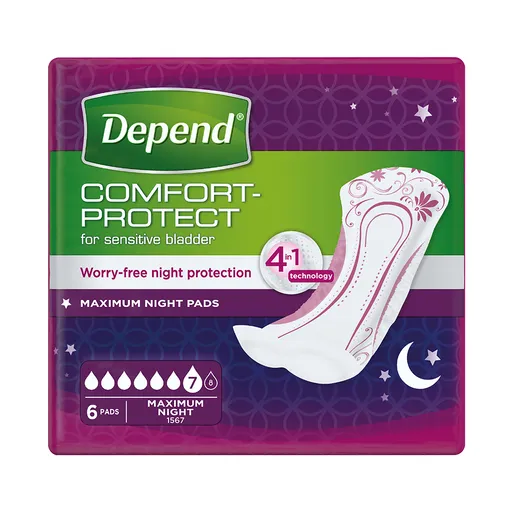 Depend Maximum inkontinenční vložky 6 ks