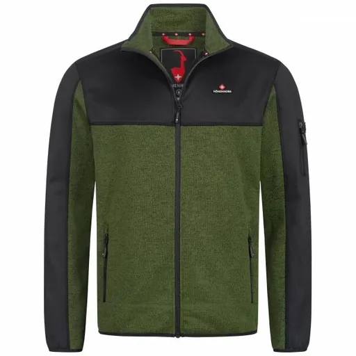 HÖHENHORN NAURUN Pánská softshellová bunda, zelená, velikost