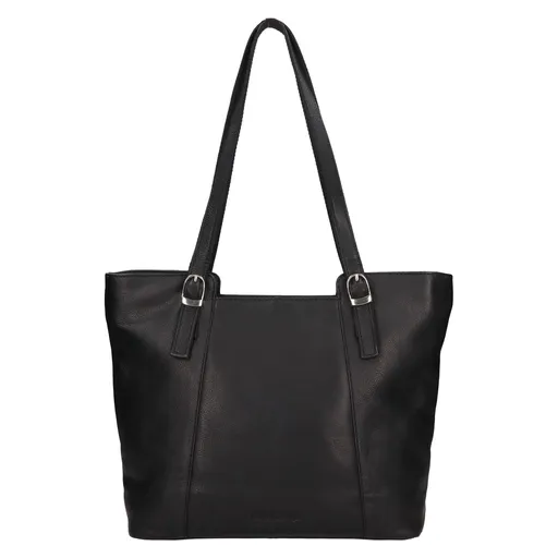 Kožená dámská kabelka přes rameno SendiDesign Marle - černá