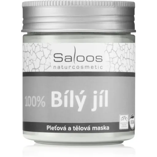 Saloos Jílová Maska Bílý jíl tělová a pleťová maska 100 g