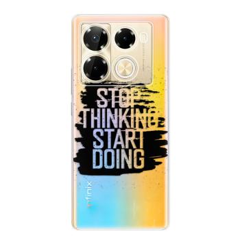 Odolné silikonové pouzdro iSaprio - Start Doing - black - Infinix Note 40 PRO / Note 40 PRO+ 5G