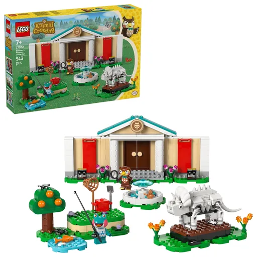 LEGO® Animal Crossing™ 77056 Blathers a jeho muzejní sbírka