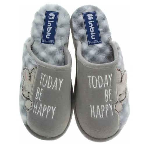 Dámské domácí pantofle Inblu 155D152 šedá 39