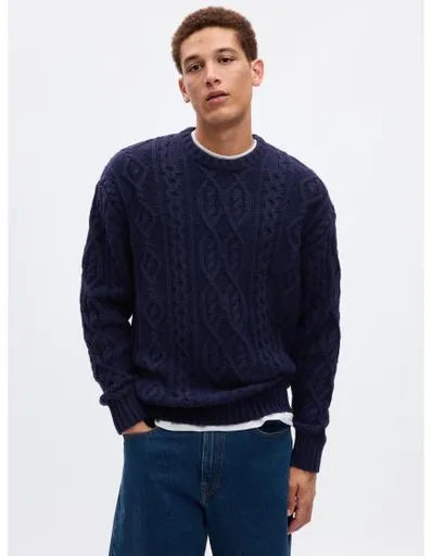 Pletený svetr s příměsí vlny