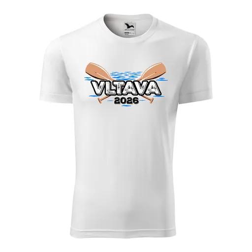 Bontis Tričko s potiskem "Vltava" - Bílá | 2XL