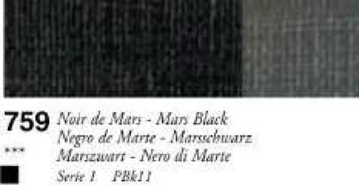 Sennelier oil stick 38ml – 759 Mars Black