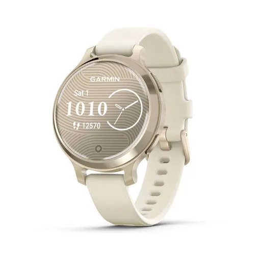 Garmin Lily 2 Active Silicone Band chytré hodinky Lunar Gold/Bone