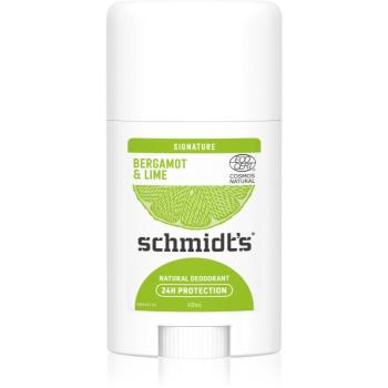 Schmidt's Bergamot + Lime přírodní tuhý deodorant 40 g