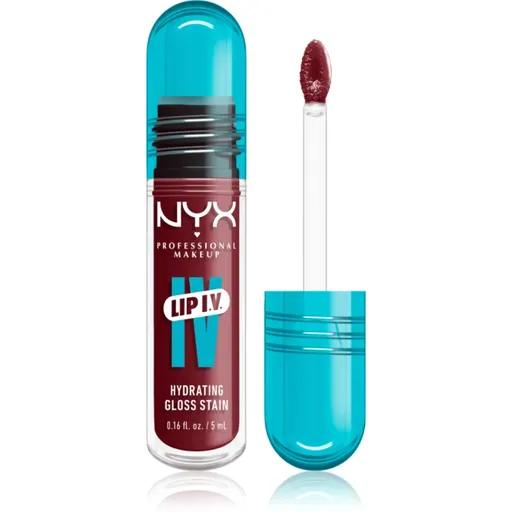 NYX Professional Makeup Lip IV dlouhotrvající lesk na rty s hydratačním účinkem odstín 08 - DRIPPIN