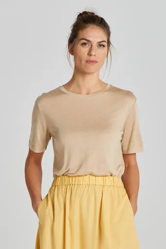 TRIČKO GANT REL DRAPED SS T-SHIRT DRY SAND