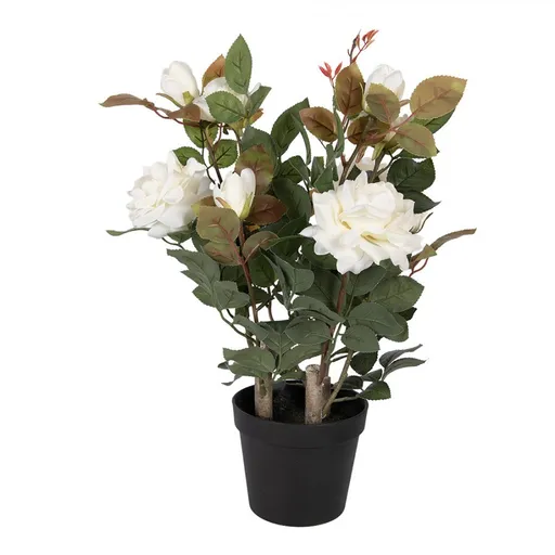 Červeno-modrá antik dekorace socha Louskáček - 39*30*136 cm Clayre & Eef