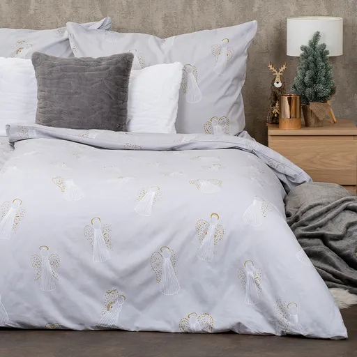 4Home Vánoční bavlněné povlečení Angels, 140 x 200 cm, 70 x 90 cm
