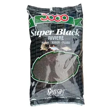 Sensas 3000 Super Black Riviere 1kg (3297830116125)