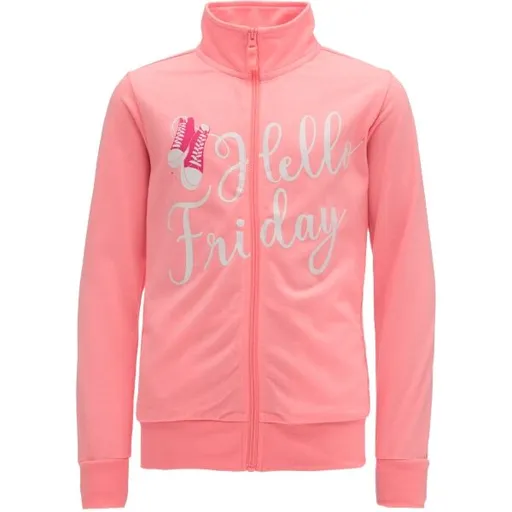 Lewro CARLOTA Dívčí mikina, lososová, velikost 164-170