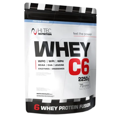HiTec Nutrition Whey C-6 1kg - coockies cream