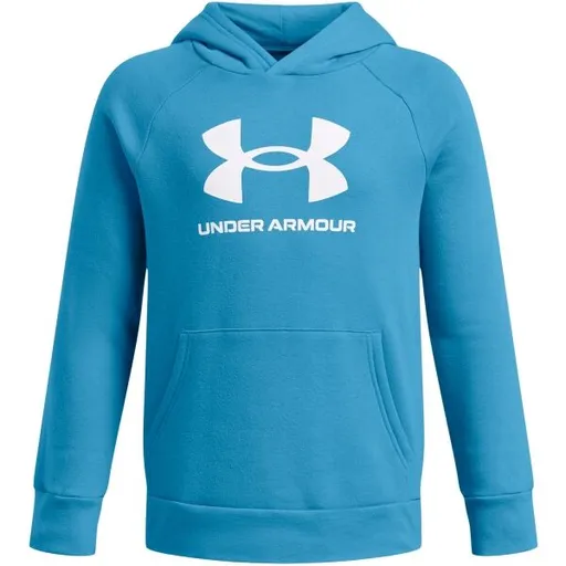 Under Armour RIVAL Chlapecká mikina, světle modrá, velikost M