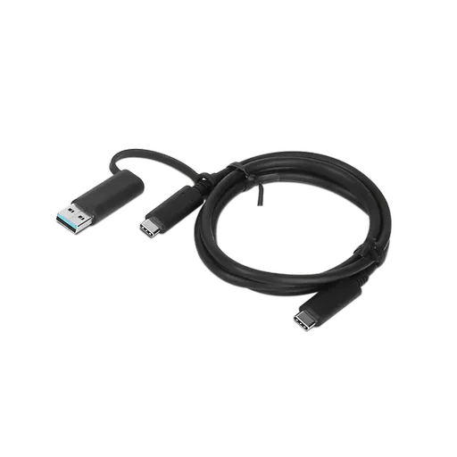Lenovo kabel USB-C / USB-A+USB-C Hybrid 1m