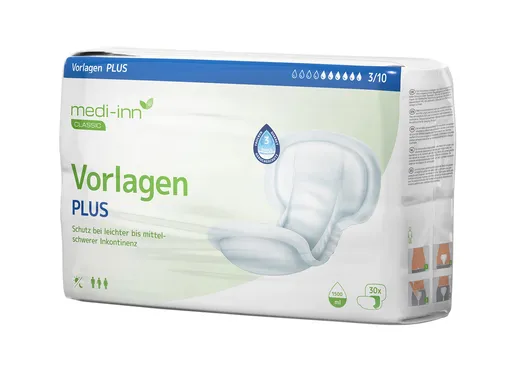 Medi-Inn Vorlagen inkontinenční pleny vložné plus 30 ks