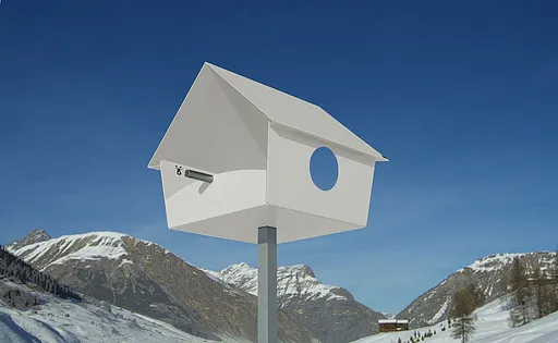 Radius design cologne Ptačí budka RADIUS DESIGN (PIEPSHOW XXL weiss 529B) bílá