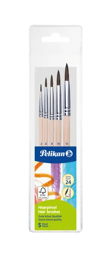 Pelikan - Štětce sada 24 č. 2,6,8,10,12
