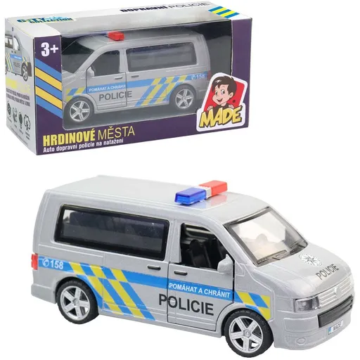 MaDe Auto, policejní dodávka, CZ design i box