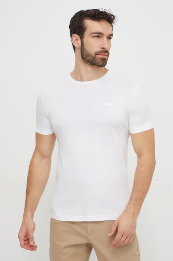 Bavlněné tričko Calvin Klein bílá barva, K10K112229