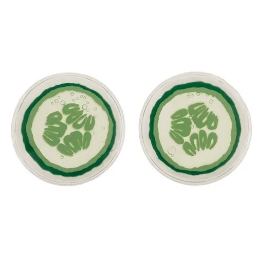 Gelové chladicí polštářky na oči Cucumber, 2 ks