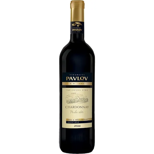 Vinařství Pavlov Chardonnay 2024 pozdní sběr